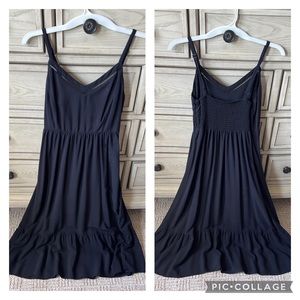 🌸 5/25 Midi Spaghetti Straps Ruffles Dress Sz Small